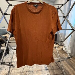 Brown T-Shirt linen blend